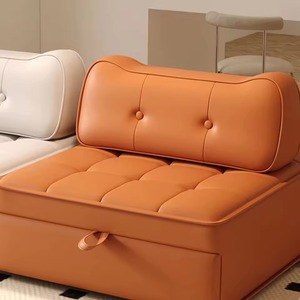 Divano <span class=keywords><strong>Letto</strong></span> Singolo Ergonomico Traspirante per Soggiorno e Camera da <span class=keywords><strong>Letto</strong></span>, Elegante e Conveniente, Colore Arancione, Vendita all'Ingrosso - Product Image 5