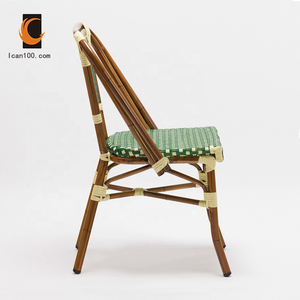 China Manufacturer Mediterranean <strong>Uk</strong> Style High Quality Woven Rattan Chair Rattan Chair Outdoor Dining Chair Chaise Bistrot - Product Image 5