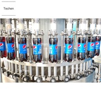 Mesin Penyegel Penutup Botol Air Mineral Murni Minuman Karbonasi/Soda Mengisi Lini Produksi Otomatis