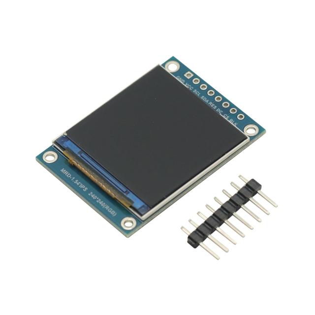 1.54 Inch TFT LCD ST7789P3 E-Paper Module Small Color Screen with 240*240 Resolution Serial Port SPI Interface