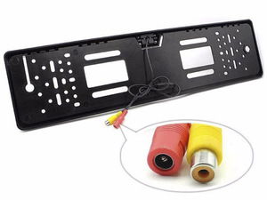 Cadre de plaque d'immatriculation de voiture, cadre de plaque d'immatriculation standard européen en gros avec caméra - Product Image 6