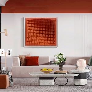 JZ Morden – cadre <span class=keywords><strong>acrylique</strong></span> décoratif pour la maison, mosaïque sculptée à la main en bois 3D, grandes peintures murales - Product Image 5