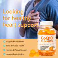 Gummies de CoQ10 Ubiquinol 500mg HALAL en Gros pour OEM – Coenzyme, Oméga-3 DHA EPA, Anti-âge, Soutien Immunitaire, Supplément Naturel Vert