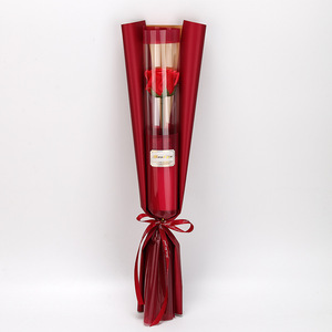 Cadeau de la Saint-Valentin 2022, fleurs artificielles faites à la main, cadeaux pour la fête des mères, bouquet de roses en savon - Product Image 3