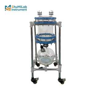 Sistema di filtrazione sottovuoto in vetro borosilicato 20L per separazione solido-liquido in laboratori chimici industriali - Product Image 6