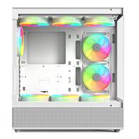 Most Popular Atx Gaming case Full View Glass case Computer Box for Pc with 10pcs RGB Fans Gaming Computer case