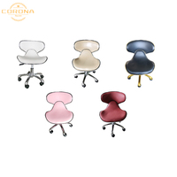 Factory Hot Sale Beauty Salon Nagel Salon Stuhl Moderner verstellbarer Pediküre Hocker mit Rädern
