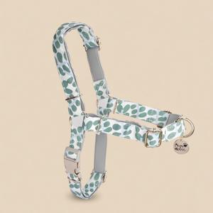 Harnais pour chien en coton de luxe taille M, respirant, élégant, à motifs, personnalisable, réglable, durable, accessoires modernes et tendance pour animaux de compagnie - Product Image 1