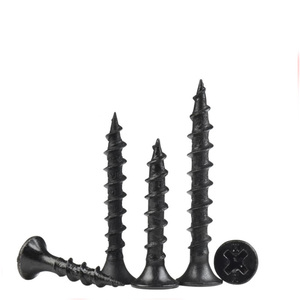 Premium Blackened &amp; Hardened Phillips Countersunk <strong>Wood</strong> <strong>Screw</strong> Heavy Duty Coarse Thread For Furniture M4 Durable Fastening - Product Image 6