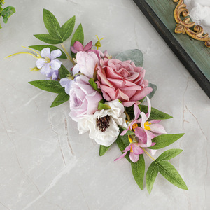 Forest Style Artificial Cake Decorative Flowers Simulation Floral <b>Ornaments</b> For Wedding Cake Dining Table Party Decoration - Product Image 3