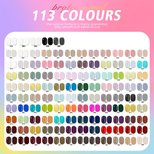 YEZEカラー113色ニコルネイルジェルポリッシュセットHEMA TPO無料売れ筋UVゲルOEM ODM用ジェルポリッシュセットキット - Product Image 6