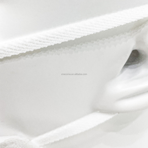 Meistverkaufte Hochwertige Preisgünstige 3-lagige Einweg-Ohrschlaufenmaske Weiß mit Formbaren Nasen- und Mundstreifen für Staubschutz - Product Image 5