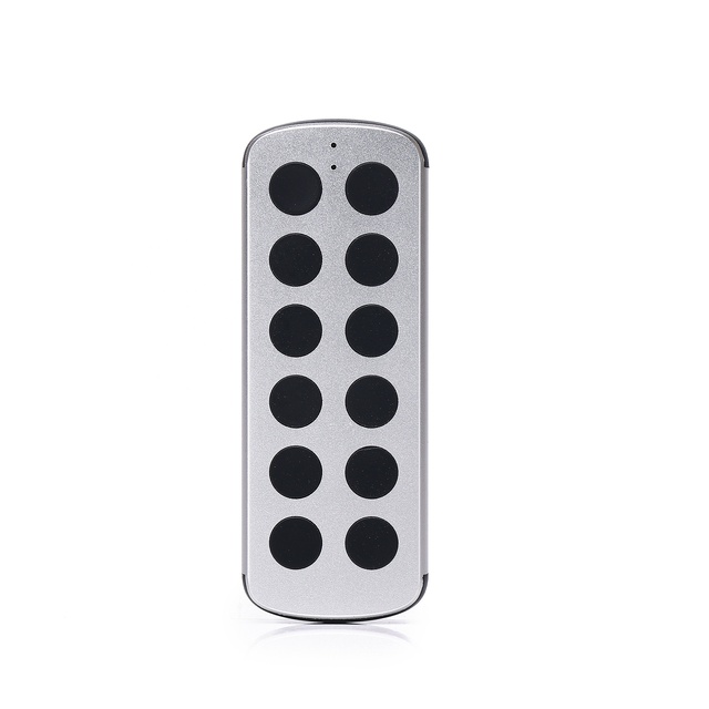 Small and Exquisite 12 Button Aluminum Alloy Remote Control CusTom 2.4g RF Wireless Metal Remote Control