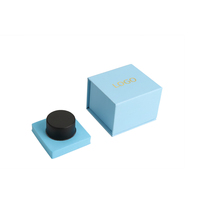 Boîte rigide magnétique de luxe personnalisée avec laminage mat et revêtement UV, en matériau recyclable, pour l'emballage de pots de concentrés et de cils.