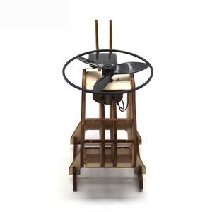 Kit de helicóptero de madera con energía solar, juguete educativo científico para niños de 7 a 9 años, ensamblaje manual, proyecto de aprendizaje STEM - Product Image 2