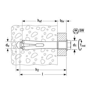 FISCHER - 523929 Anclaje de acero resistente FSL - EAN 4048962193046 ANCLAJES MECANICOS - Product Image 4