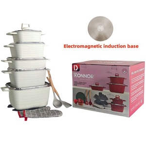 Donnor 15-Piece Non-Stick <b>Cookware</b> <b>Set</b> Aluminum Alloy <b>Induction</b> Base Oven Safe - Product Image 5