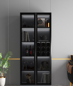 Vitrines à <span class=keywords><strong>vin</strong></span> en <span class=keywords><strong>verre</strong></span>, style moderne minimaliste, murales, pour le salon - Product Image 3