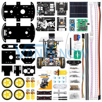 Kit de Démarrage Robot ESP32 à Recharge Solaire Complet DIY pour Électronique, Robot d'Intelligence Artificielle