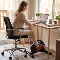 Monitor LCD Magnético Portátil, Bicicleta de Ejercicio Mini Personalizada para Debajo del Escritorio, Ejercitador de Pedales para Oficina en Casa, Entrenamiento Cardiovascular