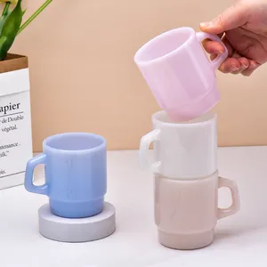 Samyo Luxury Cute Restaurant Decorative Thermos Mug Wholesale Customized Tea Cups Glass Reusable Ice Coffee Cup