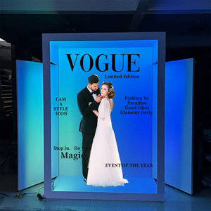 <b>Photo</b> Booth Magazine Style for Weddings Magazine Vogue <b>Photo</b> Booth <b>Box</b> Wedding Vogue <b>Photo</b> Booth <b>Box</b> Custom Wedding - Product Image 1