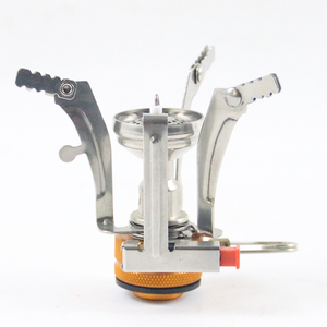 Mini <span class=keywords><strong>estufa</strong></span> de gas portátil plegable de acero metálico y hierro <span class=keywords><strong>estufa</strong></span> de campamento de butano Manual para acampar Picnics viajes - Product Image 2