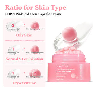 Crème en capsules de collagène rose PDRN ADN de saumon à marque privée avec vitamine C pour un teint uniforme, éclat et hydratation - Product Image 2