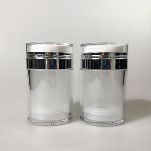 Botellas Acrílicas Cilíndricas de 15ml, 30ml, 50ml, sin Aire, para Cosméticos, Lociones, Cremas Faciales, con Bomba de Vacío para Protector Solar y Cuidado de la Piel - Product Image 5