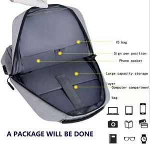 Bolsa de Negocios USB 2022, Descuento de Fábrica, Gran Oferta, Mochila para Hombre de Gran Capacidad, Bolsas para Portátil - Product Image 4