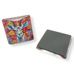 Custom Design Country City Landmark Animals Souvenir Gifts <b>Square</b> Refrigerator <b>Magnet</b> - Product Image 4