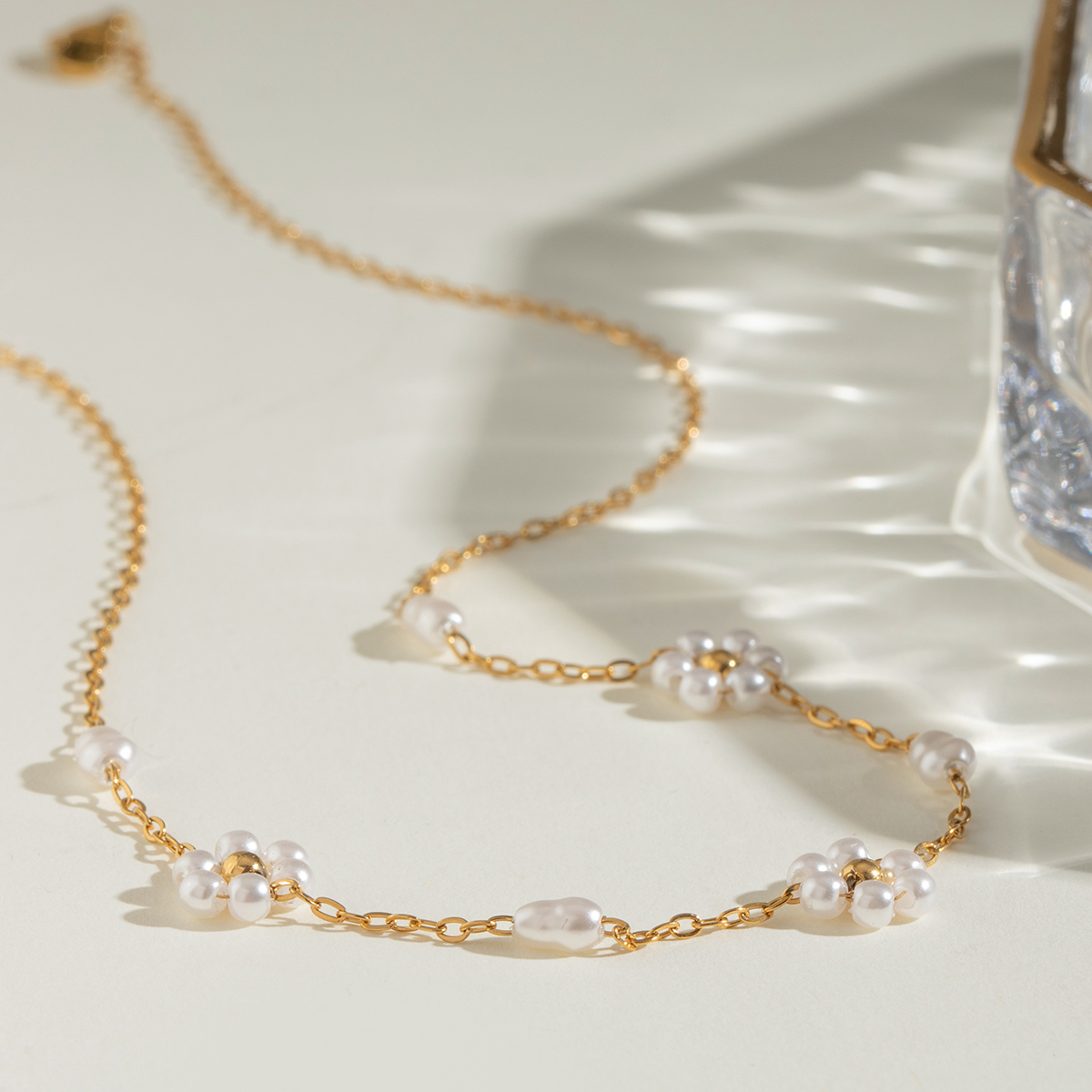 Pearl Flower Necklace