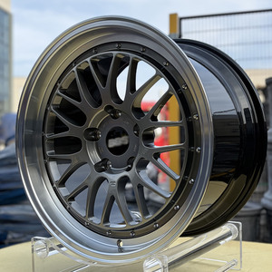 Jantes forgées LM noires et grises 5x114.3 5x112 5x120 Deep Dish pour voitures particulières <span class=keywords><strong>BBS</strong></span> LM BMW Audi GT F80 F90 E46 M3 M4 F30 - Product Image 5