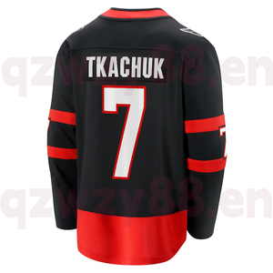 2025 NewTop Personnalisé Hommes Ottawa 7 Brady Tkachuk 28 Claude Giroux 12 DeBrincat 72 Chabot 18 Stutzle 100% Polyester Broderie Glace - Product Image 2
