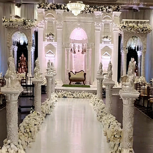 ของตกแต่งเวทีงานแต่งงานที่ใหญ่ใหญ่ใหญ่สำหรับตกแต่งเวที Calgary jodha Akbar สำหรับงานแต่งขนาดใหญ่ - Product Image 1