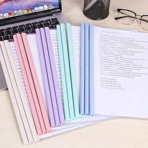 Mode A4 tige de traction Clip PVC <span class=keywords><strong>reliure</strong></span> à feuilles mobiles Journal cahier avec tige de traction pince fournitures de <span class=keywords><strong>bureau</strong></span> étudiant papeterie - Product Image 2