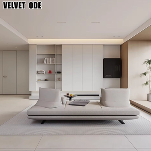 Set Sofa Seksional Modern Mewah Ramah Lingkungan Ligne Rosets Prado Terbaru dengan Sarung yang Dapat Disesuaikan untuk Penggunaan di Villa dan Hotel - Product Image 3