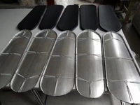 PTFE-beschichtete Aluminium-Gitterplatte Antihaft- und hitzebeständige Folie für industrielle Bügeltische / Heißpressmaschinen