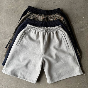 Custom Men's Designer 100% Cotton <strong>Shorts</strong> 400gsm <strong>Knee</strong> Length Embroidered Board <strong>Shorts</strong> Casual Eco-Friendly Style - Product Image 2