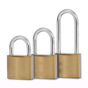 भारी शुल्क लोहा ताला टाइटेनियम मढ़वाया लॉक गोल्डन/पीले रंग पीतल चित्रित लोहा ताला - Product Image 6