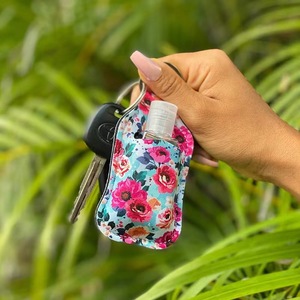 Porte-clés personnalisé vierge <span class=keywords><strong>avec</strong></span> manchon en néoprène et <span class=keywords><strong>bouteille</strong></span> <span class=keywords><strong>de</strong></span> désinfectant pour les mains <span class=keywords><strong>de</strong></span> 30 Ml - Product Image 3