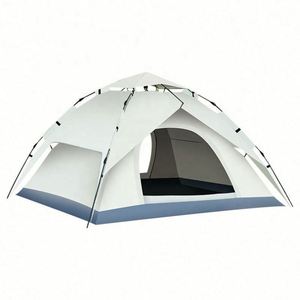 Tente de camping familiale automatique instantanée pliable pour la plage, la randonnée, quatre saisons, 3-4 personnes, en tissu Oxford imperméable, portable et d'extérieur - Product Image 3