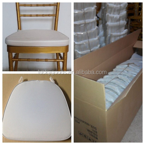 LCS003 Wholesale High Quality <strong>White</strong> Seat <strong>Cushions</strong> for Chiavari Chair - Product Image 2