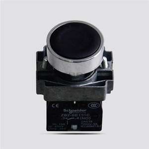 Botón pulsador momentáneo Xb2ba21c Xb2ba21 normalmente abierto, negro, empotrado, para PLC, marca VH, nuevo, producto original con un año de garantía - Product Image 1