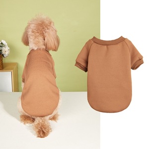 Dog Shirts T-shirt Pet <b>Clothes</b> Solid Color Dog T-Shirt Breathable Short Sleeve Tee <b>for</b> Pets - Product Image 6