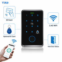 Clavier d'accès par empreinte digitale WiFi 2.4G Tuya, étanche IP66, 100 empreintes digitales, carte d'identité, carte IC, ouverture de porte à distance, surveillance de l'état