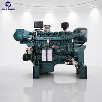 GOLD POWER Euro 2 Emissions-Marinebootmotor Elektrischer Start Wassergekühlt 4-Takt Zylinder 295kW 11,596L Wettbewerbsfähig