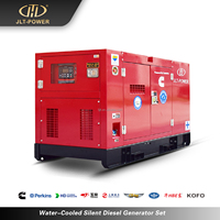 Générateur silencieux 124 kVA 100 kW triphasé CA 400 V 415 V, alimentation de secours industrielle ATS, centre de données, insonorisé, usine