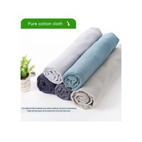 Tissu en mousseline de coton 100% biologique à 4 couches, imprimé superposé, pour bébé, vente en gros
