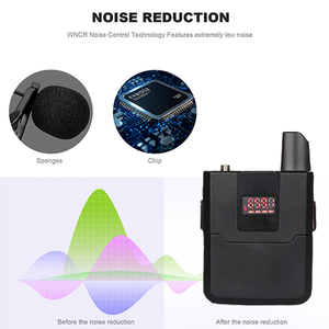 GAW101 MICRÓFONO INALÁMBRICO cámara de micrófono auricular inalámbrico sistema Lavalier micrófono de solapa para la cámara del teléfono maestro hablar en público - Product Image 6